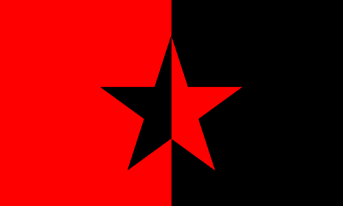 Red-black-star-flag